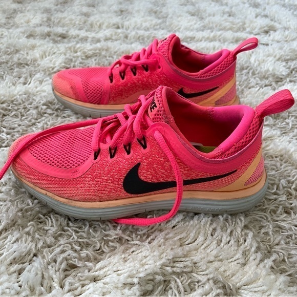 Hot Pink Nike Sneakers - Picture 1 of 9